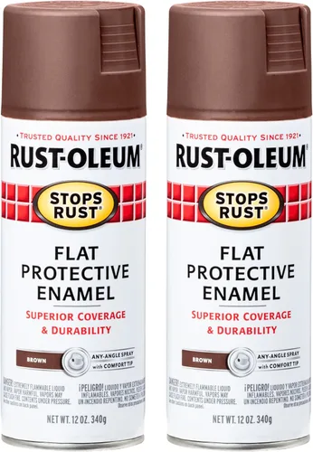 Vista 94 de Rust-Oleum 7776830 - Pintura en aerosol para prevención del óxido, 12 onzas, negro plano