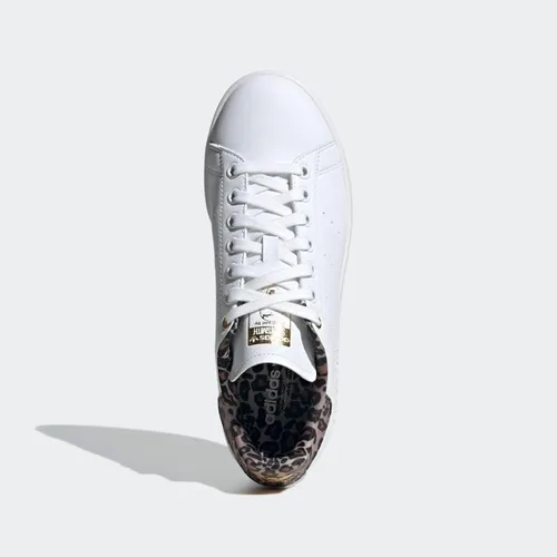 Vista 2 de adidas Zapatos Stan Smith para mujer, Nube BlancoMarrón SalvajeOro Met