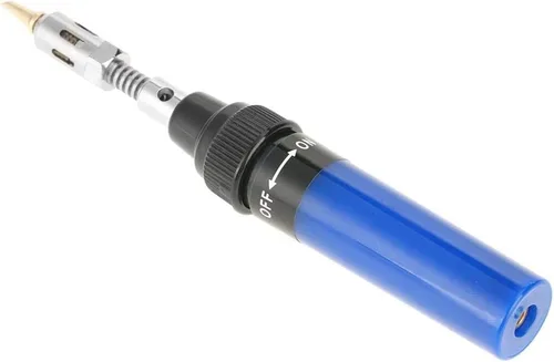 Vista 3 de Soldador de butano inalámbrico y mini bolígrafo de antorcha – Pistola de soldadura de soplete de gas para productos electrónicos y circuitos
