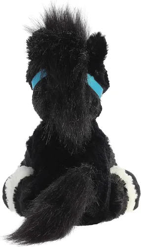Vista 4 de Aurora® Exquisito Breyer® Bridle Buddies - Peluche de caballo - Detalles realistas - Juego imaginativo - Negro 11 pulgadas