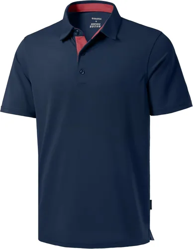 Vista 16 de Polo de golf para hombre, secado rápido, absorbe la humedad, manga corta A-Negro