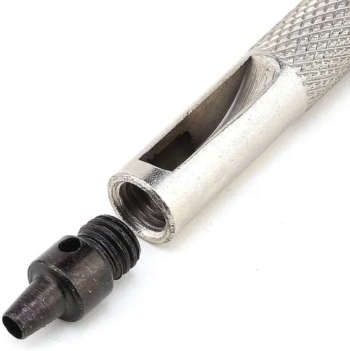 Vista 2 de 5 en 1 Mini Punch Set 5 Tamaños Leathercraft Herramientas de mano - Taladro Maker