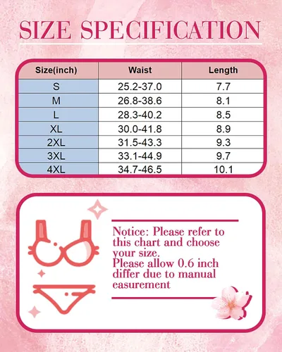 Vista 6 de Ropa interior para mujer, tangas recortadas de encaje, bragas de cintura media