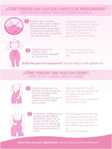 Vista 6 de M&D 0083 Body Shaper Mid Muslo Fajas para Mujer Colombianas