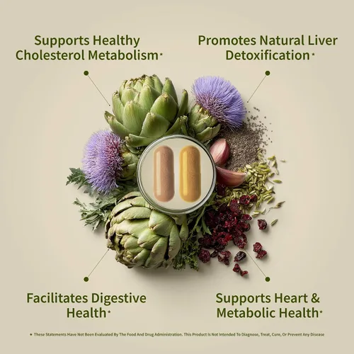 Vista 2 de Snap Supplements Paquete de suplementos para la salud del hígado y desintoxicación y salud del colesterol, apoya la salud del corazón, hígado