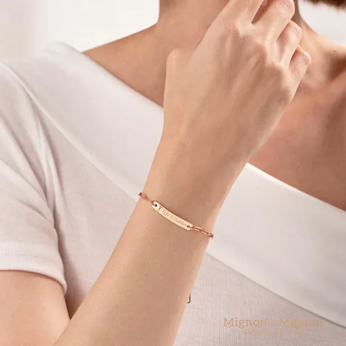 Vista 7 de Medical ID Bracelet for Women Personalized Medical Alert Engraved Diabetic Autism Awareness Bracelet Custom Paperclip Chain Jewelry Prescription