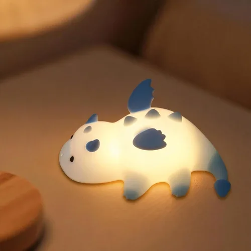 Vista 13 de Rechargeable Silicone Cute Pony Night Light for Kids - Dimmable Touch Lamp for Nursery, Bedroom Cute Baby Toddler Nightlight, Year of The Horse