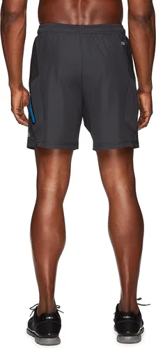 Vista 20 de RBX Active - Pantalones cortos de baloncesto para hombre, 9 pulgadas, elásticos, con bolsillos