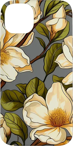 Vista 15 de Botanical Garden Magnolia Flower Case for iPhone 17