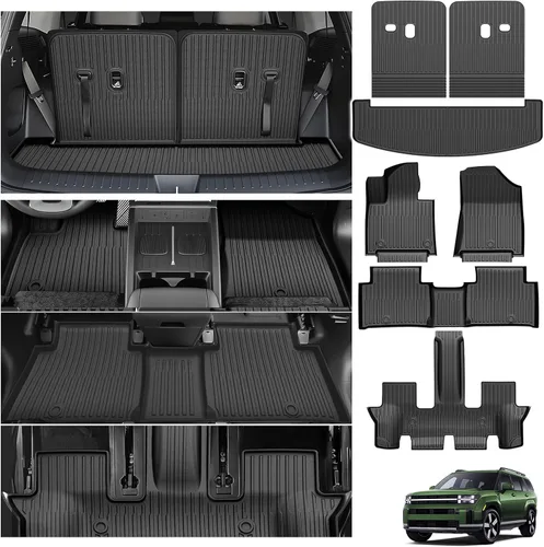 Vista 76 de Powerty Alfombrillas para Jeep Grand Cherokee L 2021-2025 (solo reposabrazos central de 6 plazas sin segunda fila), accesorios de revestimiento