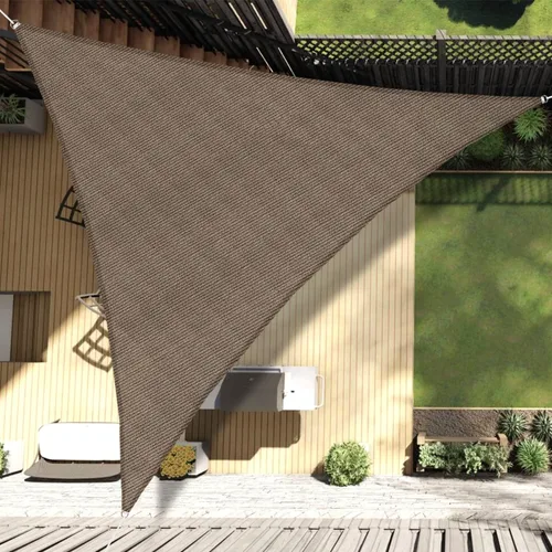 Vista 17 de Coarbor Toldo tipo vela de 2 x 2 x 2 pies, para exteriores, resistente, triangular, tela para patio, jardín, terraza, pérgola (beige)