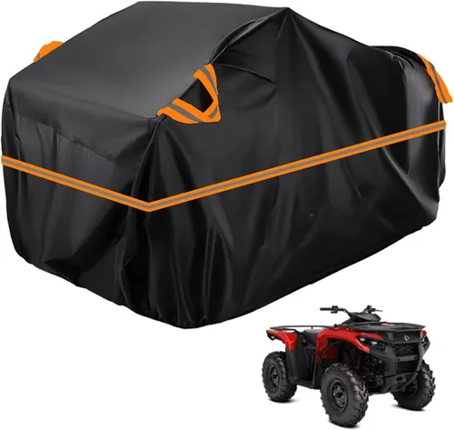 Vista 106 de Cubierta para ATV impermeable compatible con Arctic Cat H1 EFI TRV Cruiser 4x4 2011, cubierta de 210D para vehículos de 4 ruedas, cubierta para quad
