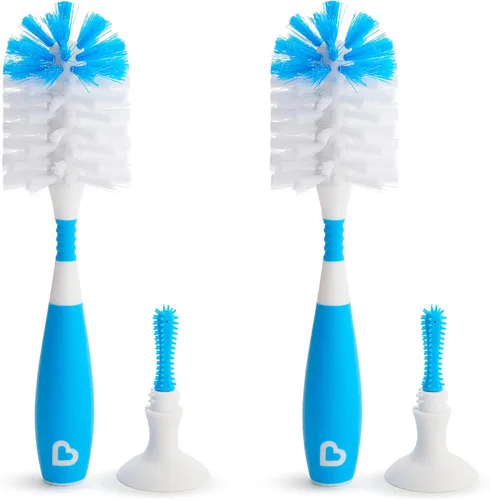 Vista 9 de Munchkin® Bristle™ - Cepillo para botellas, color gris