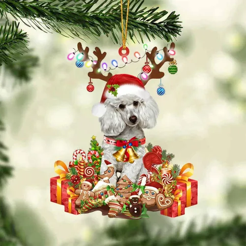Vista 49 de Nazenti Adorno de Navidad personalizado de reno de Alaskan Malamute – Adorno de perro personalizado para amantes de las mascotas, acrílico plano