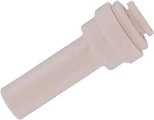 Vista 6 de John Guest Speedfit - Conector recto de unión OD de 1/4 pulgadas, empuje para conectar la instalación de plomería de plástico, PP0408WP