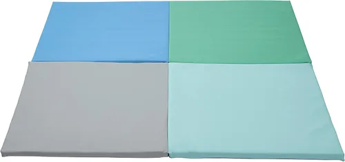 Vista 13 de ECR4Kids SoftZone Quad Fold-N-Go Activity Mat, Folding Playmat, Contemporary