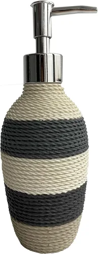 Vista 27 de Marina Decoration Juego de accesorios de baño de 4 piezas de decoración moderna de lujo, incluye dispensador de loción de jabón líquido para baño