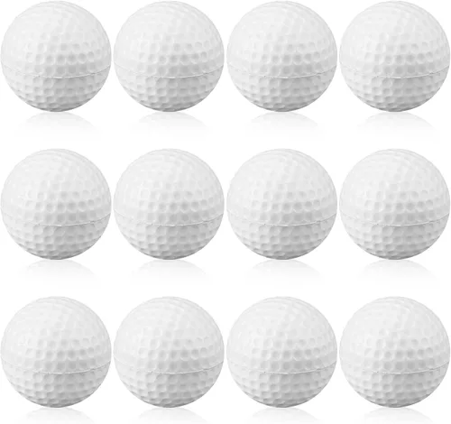 Vista 11 de 12 pelotas de espuma para práctica de golf, bolas de espuma suave para práctica de golf, sensación realista y entrenamiento deportivo de vuelo Azul