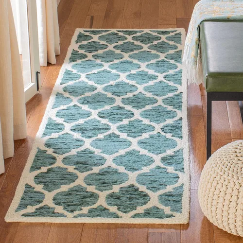Vista 16 de Alfombra premium de lana hecho a mano, color marrón claro y marfil de la colección Safavieh Himalaya HIM121A, Lana