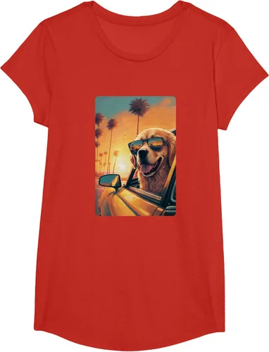 Vista 67 de Golden Retriever - Camiseta divertida de Golden Retriever con lentes, Negro