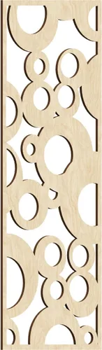 Vista 37 de 9 3/8"W x 24 3/8"H x 1/4"T Farwell Decorativos Paneles de Pared de Madera Calado, Hickory