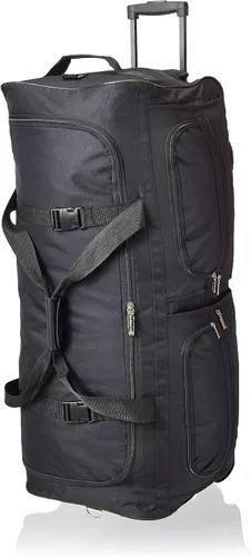 Vista 7 de Rockland Bolso de viaje con ruedas, Negro