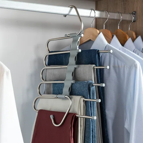 Vista 3 de Percha Múltiple para Pantalones 5 en 1 Havser InnovaGoods