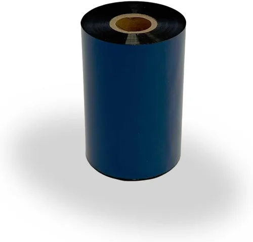 Vista 36 de Wolfbarco 1 Roll 1.57" x 1476' 40mm x 450m Premium Resin-Enhanced Wax Ribbon, Black Barcode Thermal Transfer Ribbon 1" Core Coated Ink Outside (CSO)