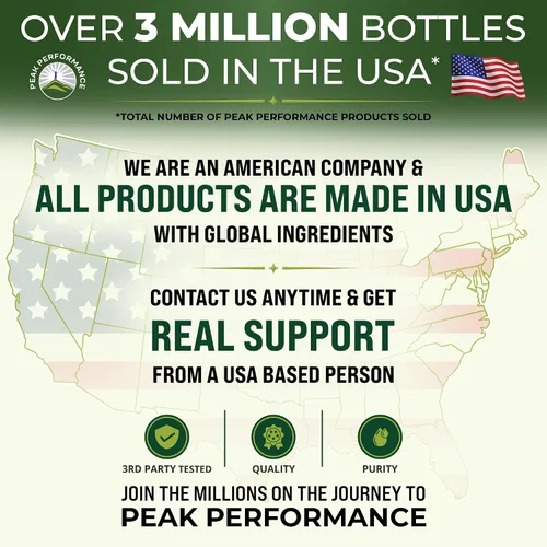 Vista 4 de Peak Performance Suplemento de extracto entero de médula ósea alimentada con hierba 180 cápsulas