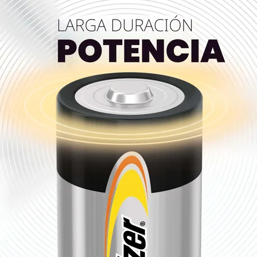 Vista 2 de Energizer Baterías alcalinas C (paquete de 12), pilas alcalinas C de larga duración