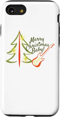 Vista 13 de iPhone 14 Elvis Presley Oficial Feliz Navidad Baby! Funda Elvis