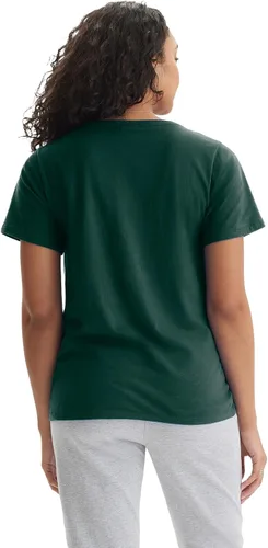 Vista 2 de Hanes Women's Nano Premium Cotton V-Neck T-Shirt Pack