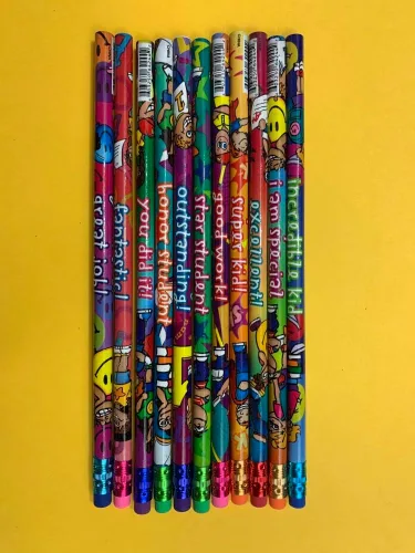 Vista 7 de Geddes - Plumas incentivadoras, con frases para niños. 144 unidades (64244)