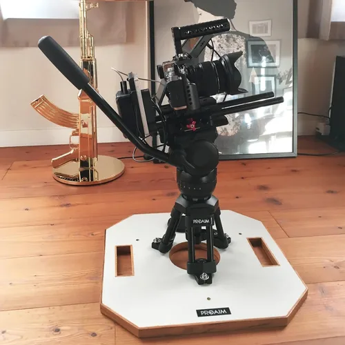 Vista 8 de PROAIM - Soporte de cuenco Hi-Hat de 2.953 in con tablero para disparos de ángulo bajo, 75 kg/165 lb Mounts in tight spaces where tripods can't