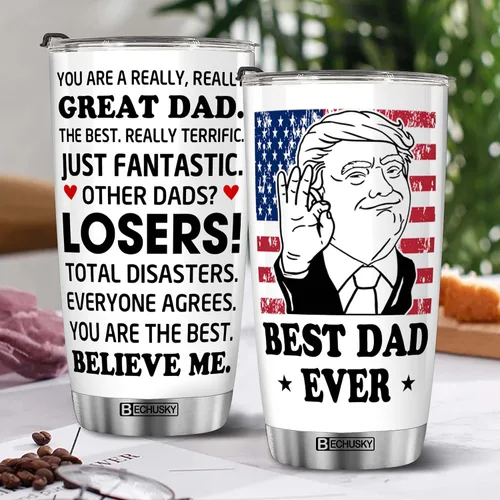 Vista 2 de BECHUSKY Regalos para papá, regalos para el mejor papá de la hija, regalos para papá de hija, regalos para papá en el día del padre, regalo del día