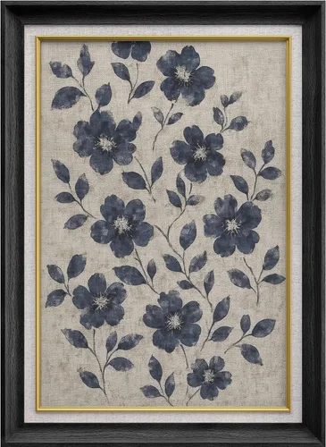 Vista 256 de MUDECOR Lienzo enmarcado prémium para pared, pinos nevados en bosque de invierno, ilustraciones modernas, arte contemporáneo, escénico, divertido