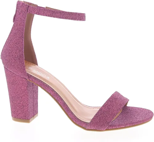 Vista 17 de TOP MODA Hannah-1 - Sandalias de tacón alto con tira en el tobillo elegantes, suela antideslizante, para boda, fiesta, baile de graduación Beige