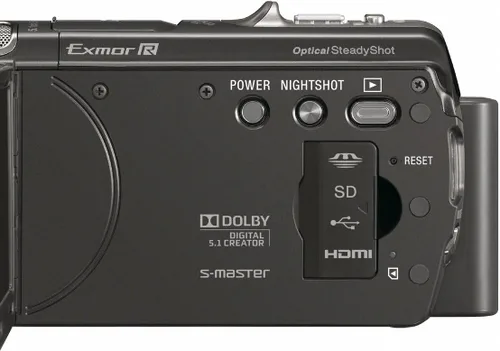 Vista 3 de Sony HDR-CX560V Videocámara Handycam de alta definición (negro)