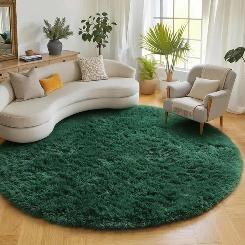 Vista 144 de ONASAR - Alfombra de pasillo negra de 2 x 6 pies, esponjosa, lavable, ultrasuave, afelpada, peluda, tapete para bebés, dormitorio de niños, armario