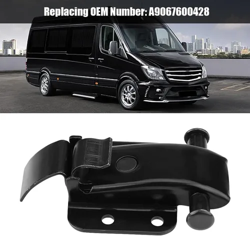 Vista 7 de KIMISS Correa de control de puerta trasera, A906760042 Localizador de soporte de correa de puerta trasera para Mercedes Benz Sprinter Crafter