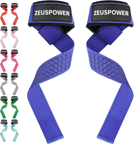 Vista 19 de Lifting Straps Wrist Straps for Weightlifting Gym Straps Weight Lifting Deadlift Workout Women Men Dumbbell Straps for Hand RDL Strap Exercise