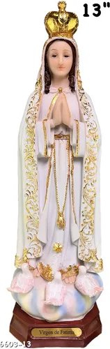 Vista 2 de Figura religiosa de Virgen Virgen Virgen de 13 pulgadas de alto (poliresina)