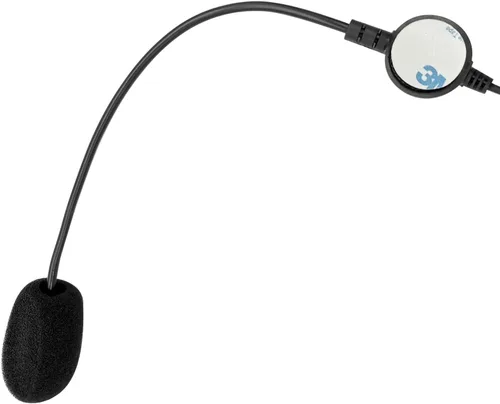 Vista 4 de Auriculares de casco de motocicleta de 2 pines con cara abierta completa Walkie Talkie Racing Auricular con micrófono dedo PTT Push to Talk