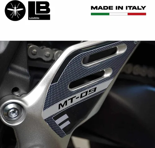 Vista 4 de labelbike - Adhesivos 3D Decoración y protección del umbral de la puerta de la motocicleta en resina compatible con Yamaha MT-09 MT09 SP 2021-2023