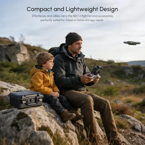 Vista 4 de STARTRC Funda NEO 2, funda impermeable de transporte duro para DJI Neo 2, accesorios para controlador RC-N【NO para RC 2/RC】