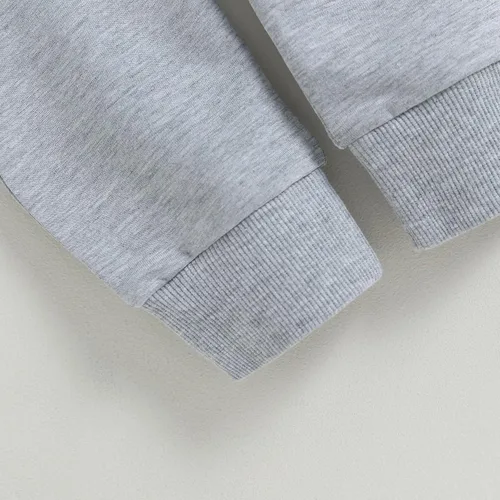 Vista 25 de GOOCHEER Conjunto de ropa de manga larga para niña pequeña, camisa y pantalones para niña, conjunto de ropa de primavera, otoño e invierno