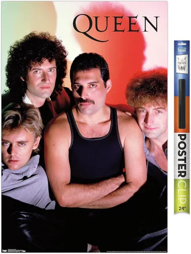 Vista 17 de Trends International Queen - Póster de pared en concierto, 14.725 x 22.375 pulgadas, versión enmarcada de madera de granero Versión enmarcada