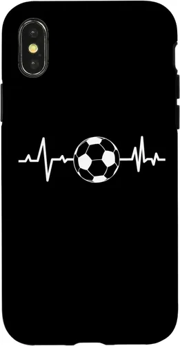 Vista 5 de Score Big with Soccer Heartbeat I Love Soccer Enthusiasts - Carcasa para iPhone 17