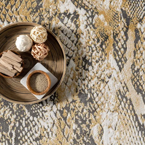 Vista 7 de nuLOOM Aideen Modern Snake Patterned Area Rug, 4x6, Beige