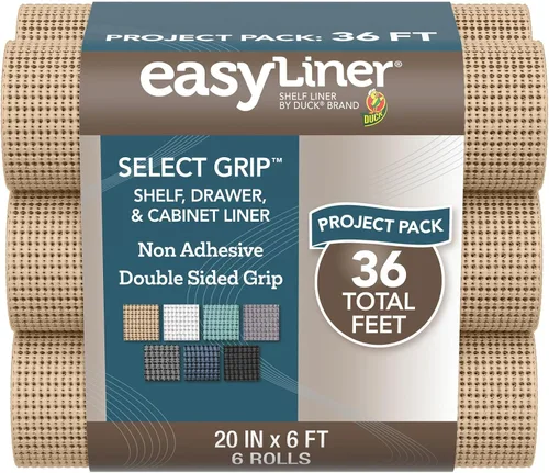 Vista 13 de Duck - Select Grip EasyLiner Forros para estantes y cajones Gris